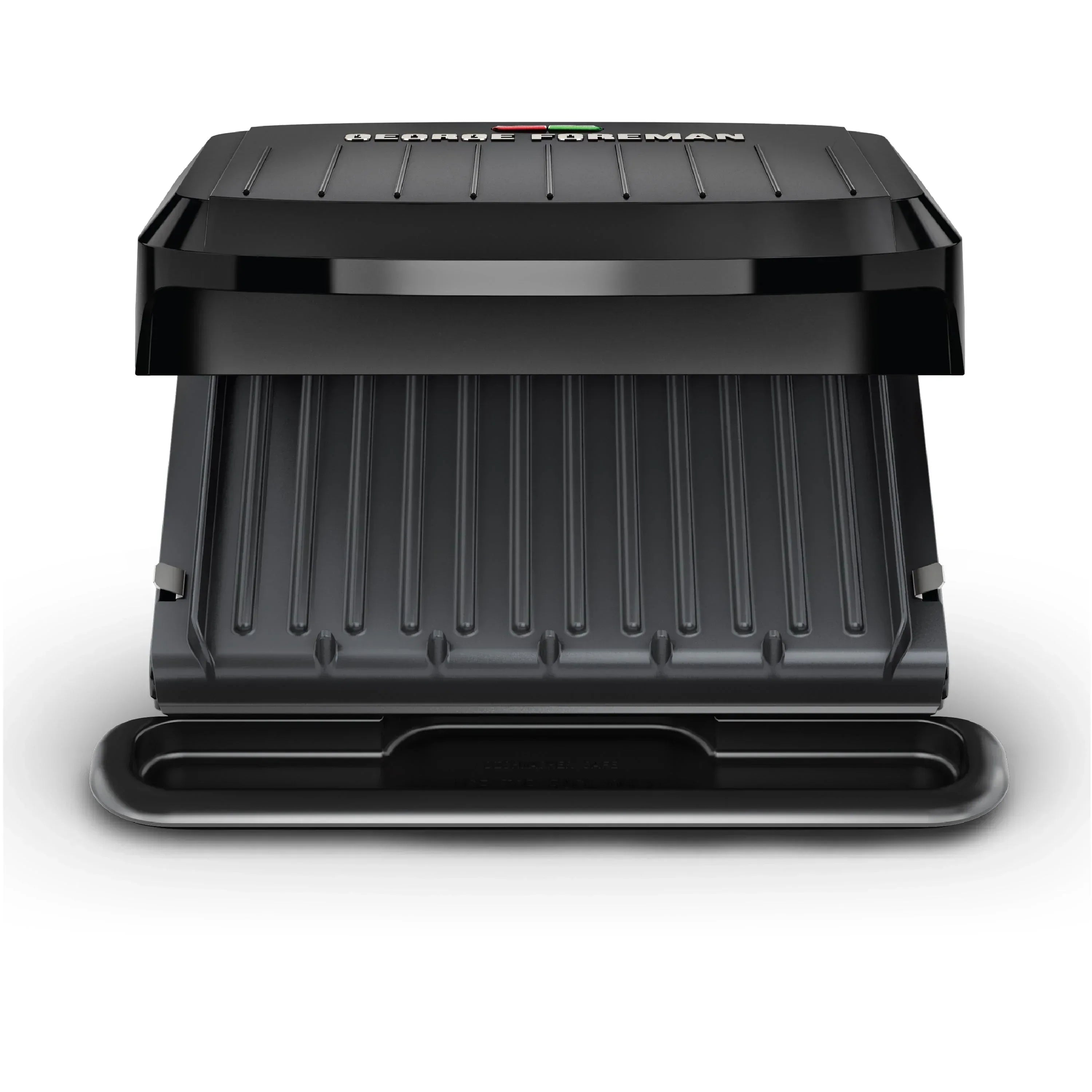 George Foreman 4-Serving Non-Stick Removable Dishwasher Safe Plates, Grill and Panini Maker, Durable Easy-to-Clean Plastic Housing - USA MEGA SHOP