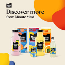 Assorted Minute Maid juice cartons on display featuring Tropical Punch pack