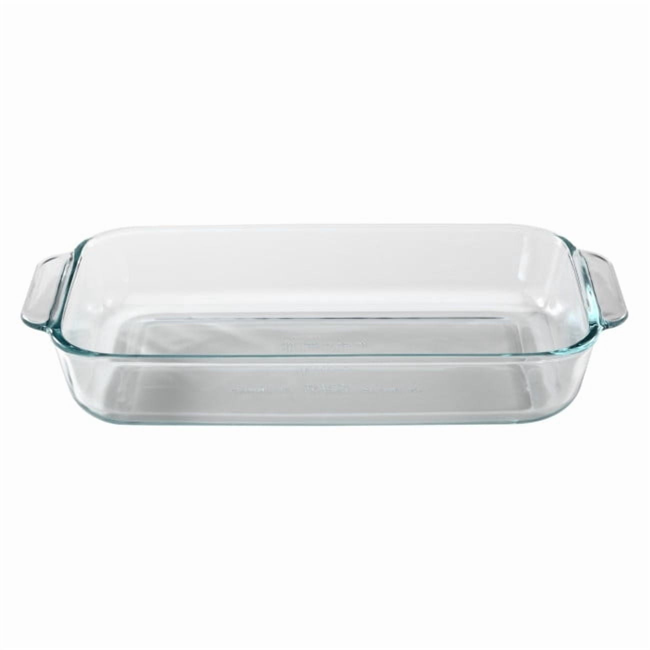Pyrex Basics Glass Bakeware Set Value Pack, 3qt Oblong and 8inch Square