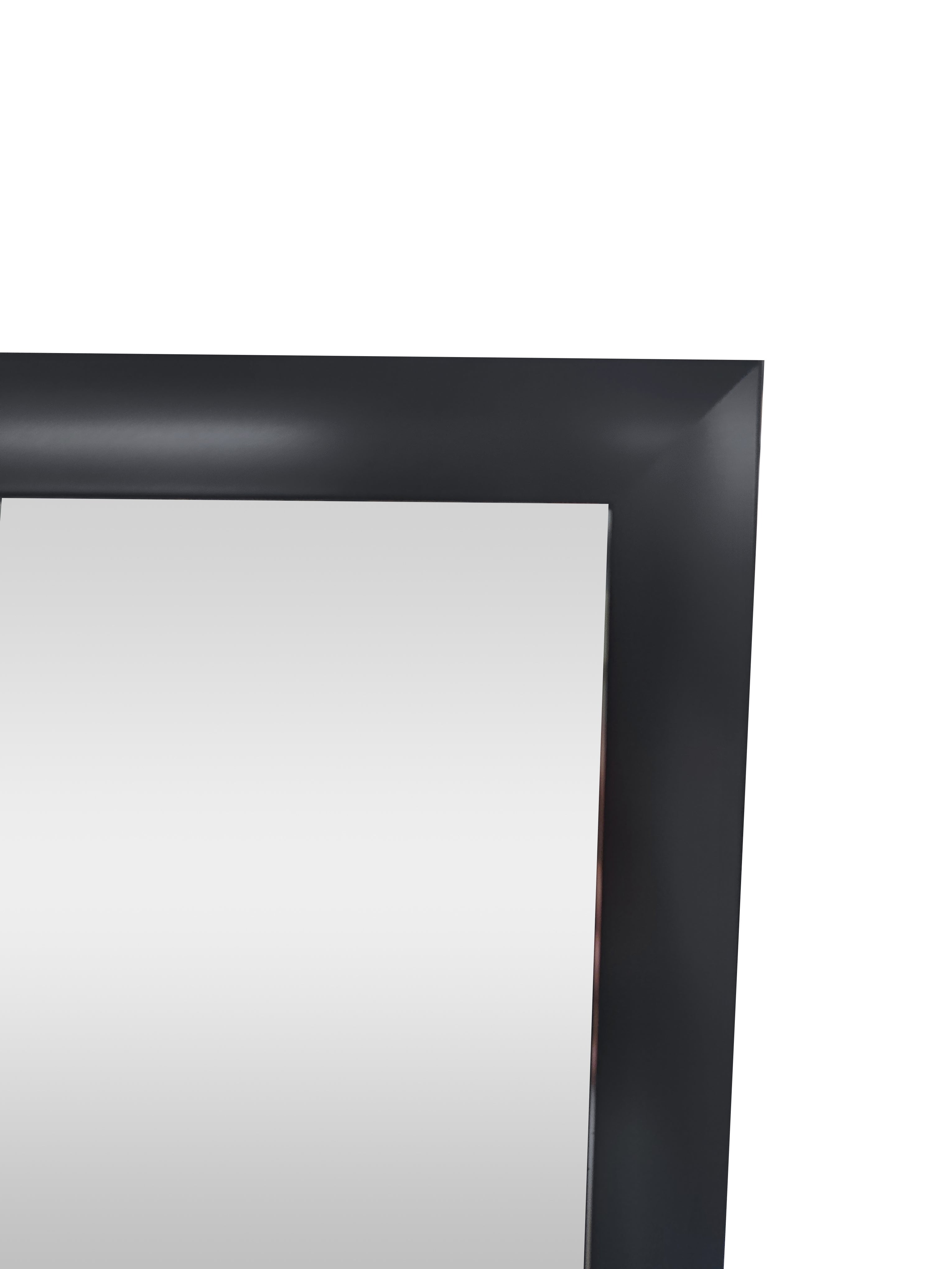 Mainstays 17” x 58” Black Framed Full Length Floor Mirror for Living Room and Bedroom