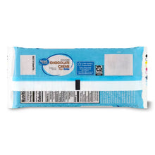 Back of chocolate creme wafer cookies package with nutrition details and barcode