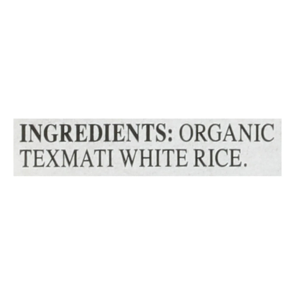 RiceSelect Organic Texmati White Rice, American-Style Basmati Rice, 2 lb Jar - USA MEGA SHOP