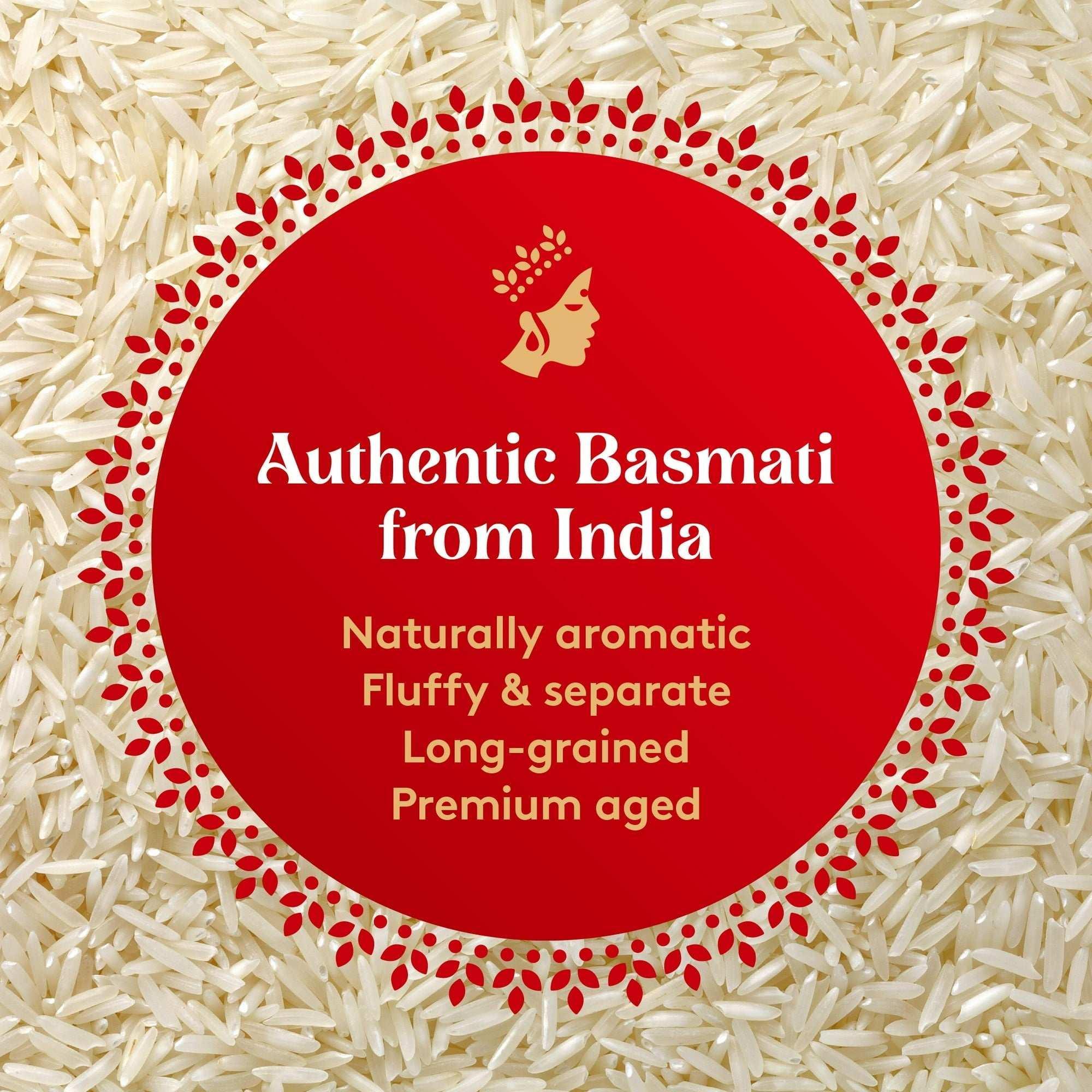 Royal Yellow Saffron Basmati Rice - Ready to Heat Basmati Rice - 8.5 oz Microwaveable Pouch - USA MEGA SHOP