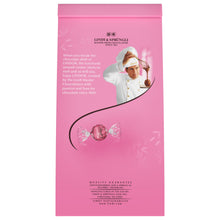 LINDOR Strawberries & Cream white chocolate truffle pouch bag back panel