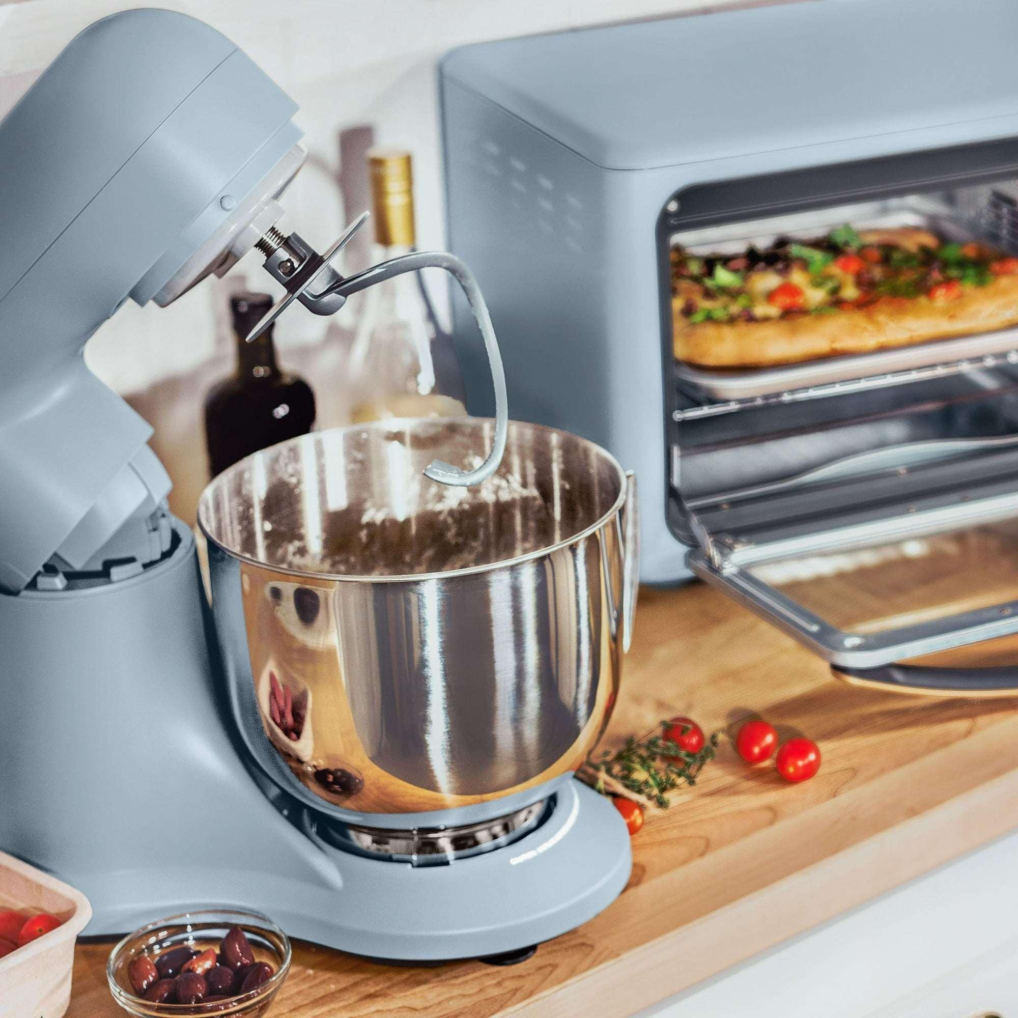 Beautiful 5.3 Qt Stand Mixer, Black Sesame with Flat Beater, Dough Hook, Balloon Whisk