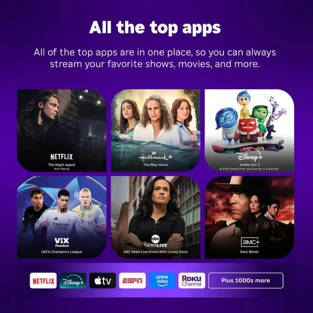 Roku Streaming Stick 2025 - HD Roku Streaming Device for TV with Voice Remote - Free & Live TV (3840R) - USA MEGA SHOP
