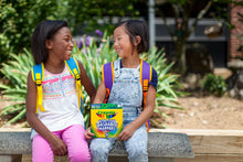Crayola Ultra-Clean Washable Markers box held by two children