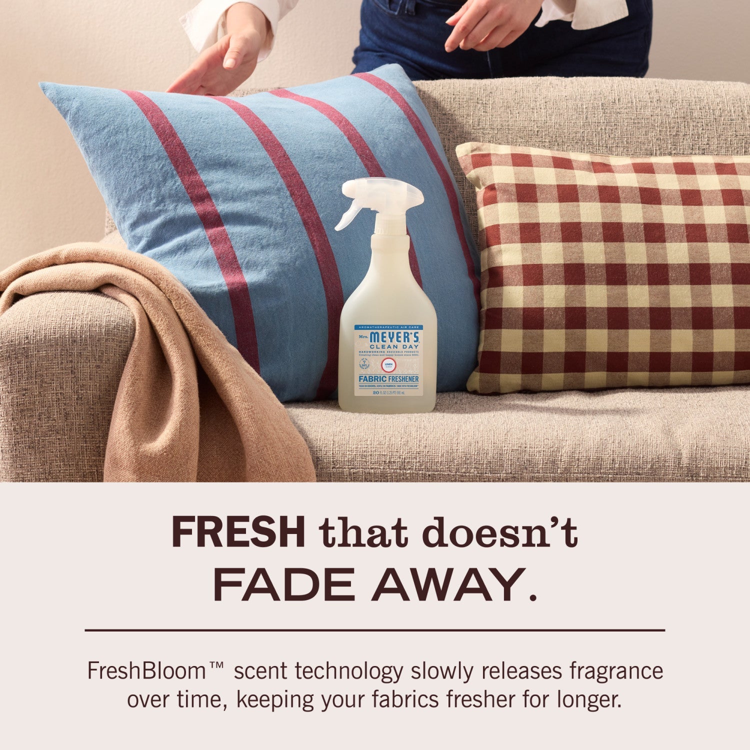 Mrs. Meyer’s Clean Day Fabric Freshener, Linen Scent, 20 fl oz
