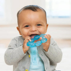 Infantino Soothing Soft Circular Water Teether, Unisex, Blue