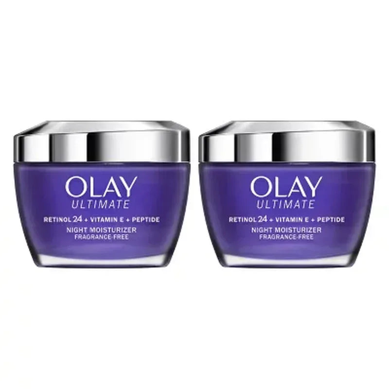 Olay Ultimate Retinol 24 + Vitamin E + Peptide Night Moisturizer (1.7 Oz., 2 Pk.)