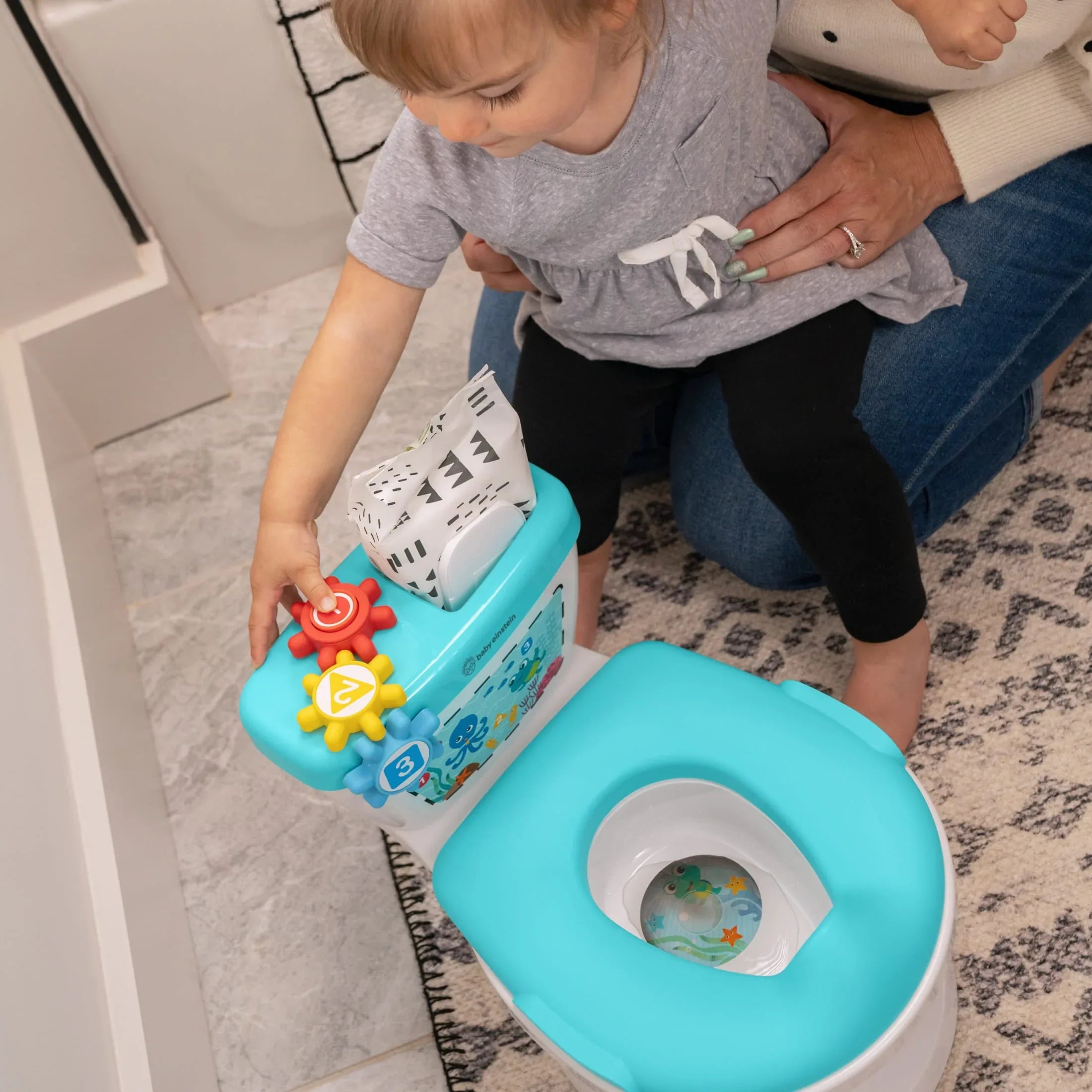 Baby Einstein Geared for Success 2-in-1 Potty Training System, Unisex, Ages 18 Months+ - USA MEGA SHOP