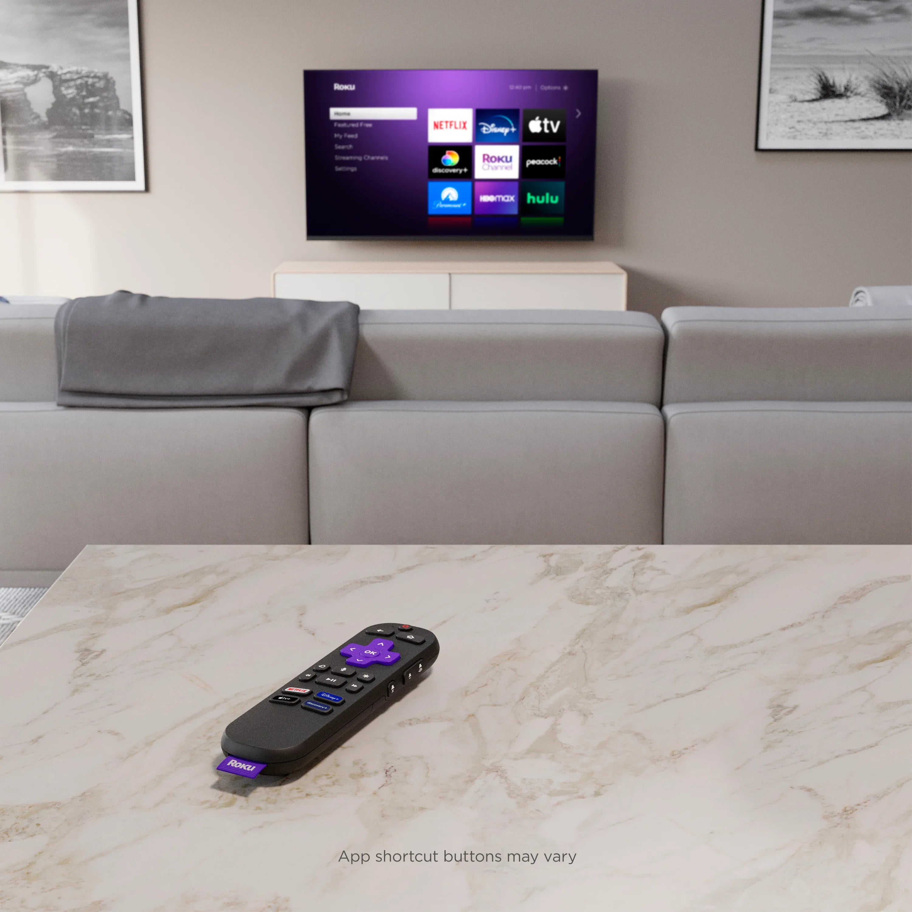 Roku Voice Remote (Official) for Roku Players, Roku Audio, and Roku TV™
