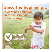 Vitamin Angels partner story card with "Since the beginning" message