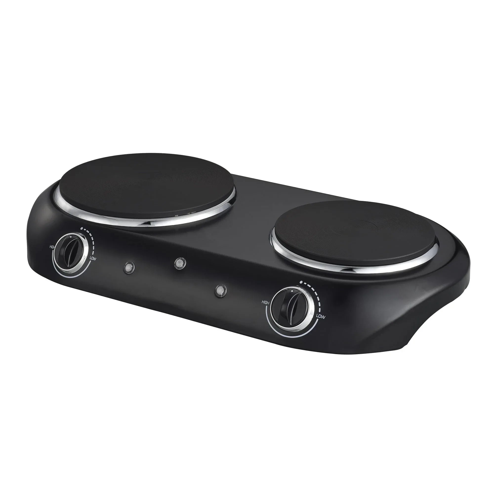 Mainstays Double Burner, 1800 W, Black Electric Cooktop, 1 Each, Assembled Product - USA MEGA SHOP