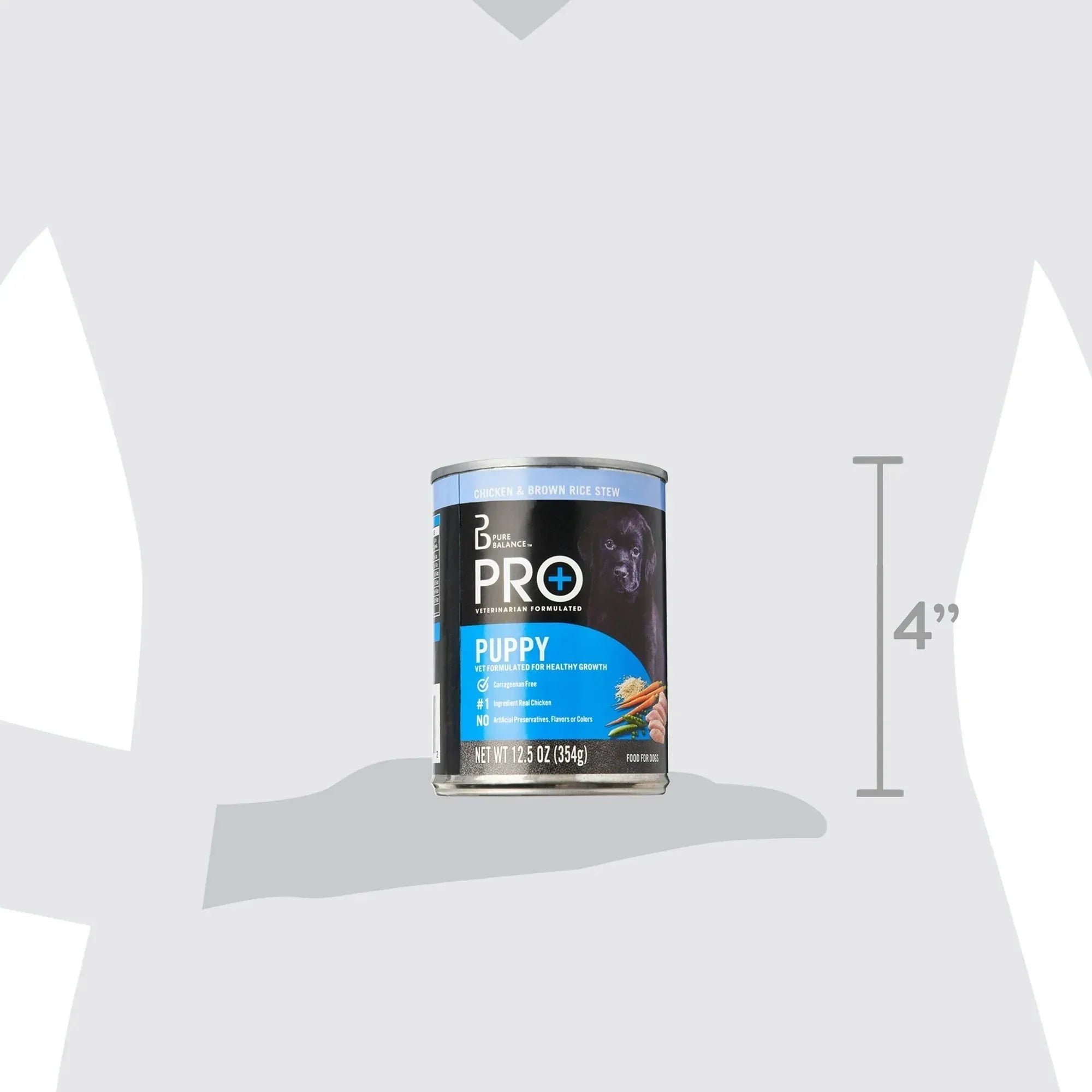 Pure Balance Pro+ Chicken & Brown Rice Stew Wet Dog Food for Puppy, 12.5 oz Can