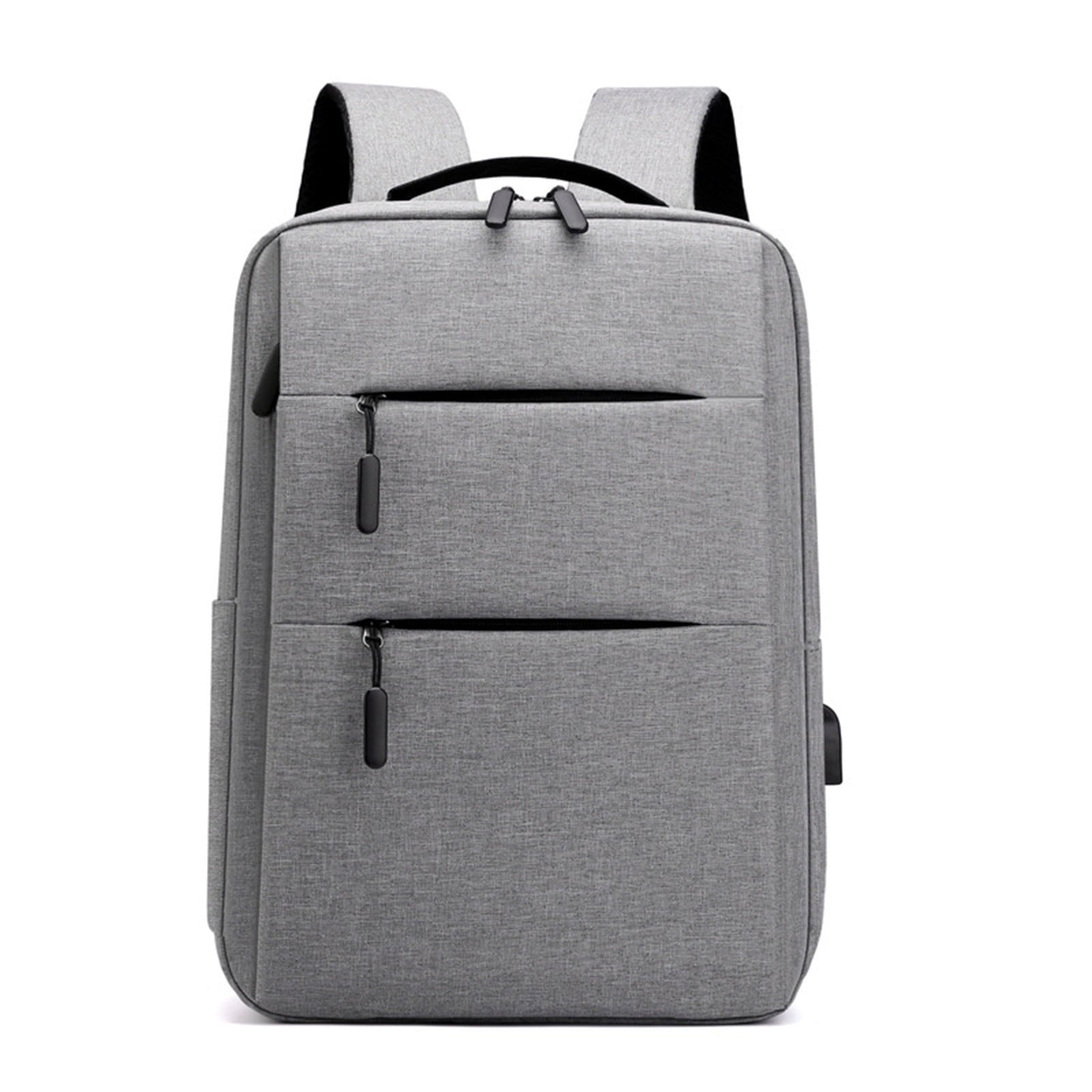 Anti-Theft Laptop Backpack, Waterproof, 15.6 Inch, USB Charging Port, Multi-Compartment for Travel & Office (Black)