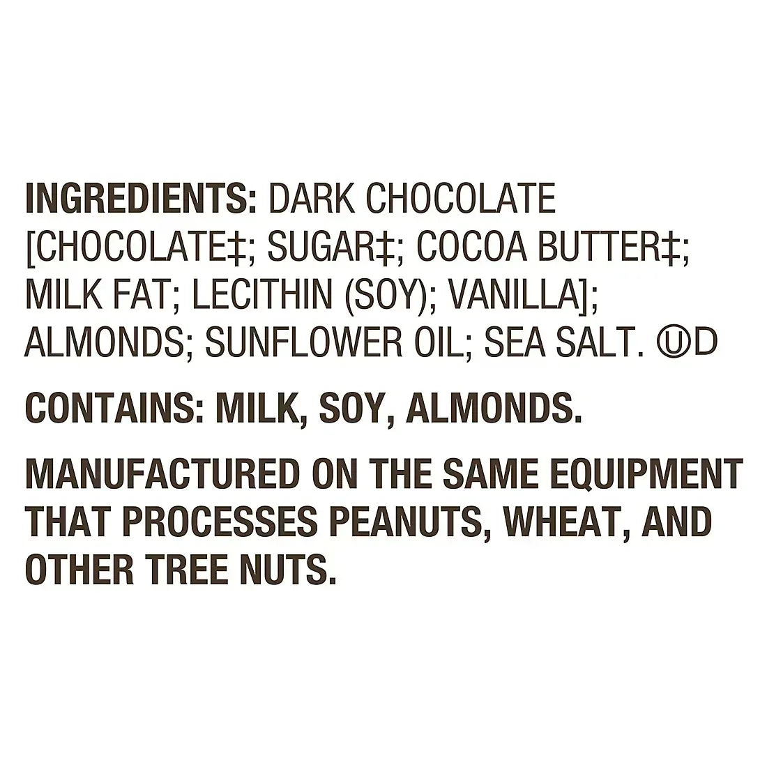 barkTHINS Dark Chocolate Almond With Sea Salt, 20 oz.