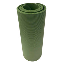 Green foam sleeping pad roll, extra thick, textured ridged surface