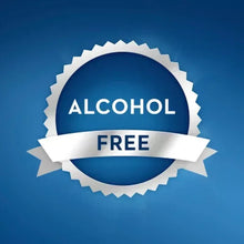 Crest Advantage mouthwash badge reading Alcohol Free