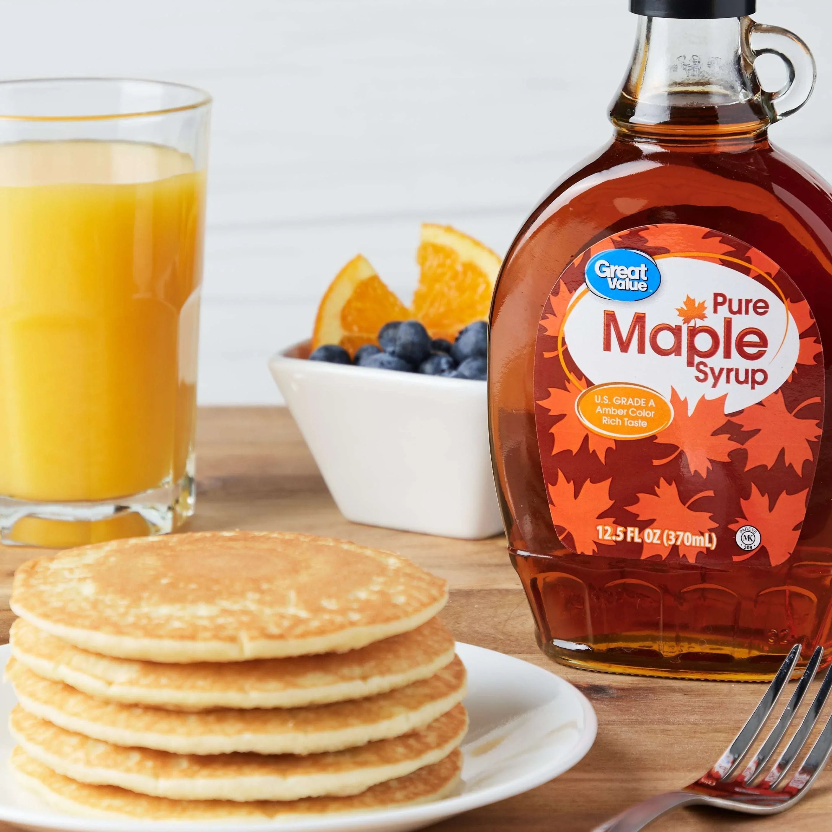 Great Value Pure Maple Syrup, 12.5 fl oz