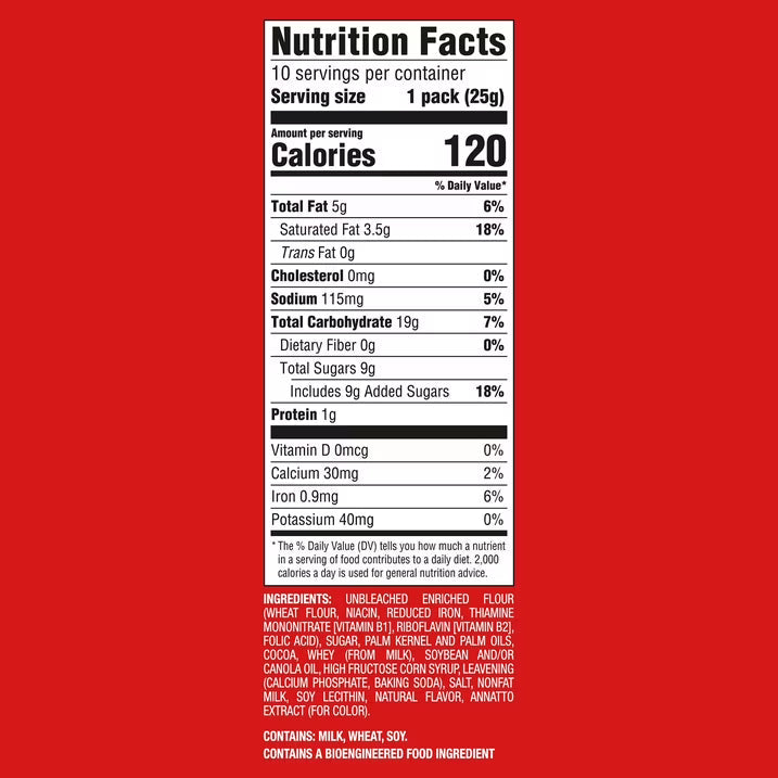 RITZ Drizzled Minis Fudge Crackers, Lunch Snacks for Kids and Adults, 10 Snack Packs