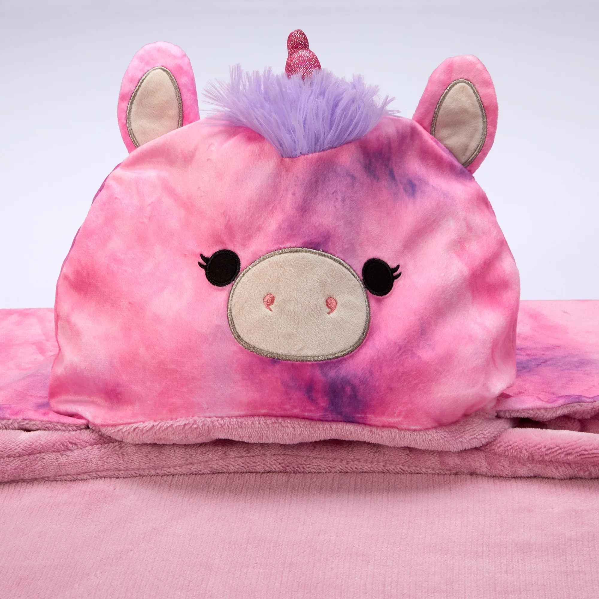 Squishmallows Lola Hooded Throw Blanket, Wearable Plush
