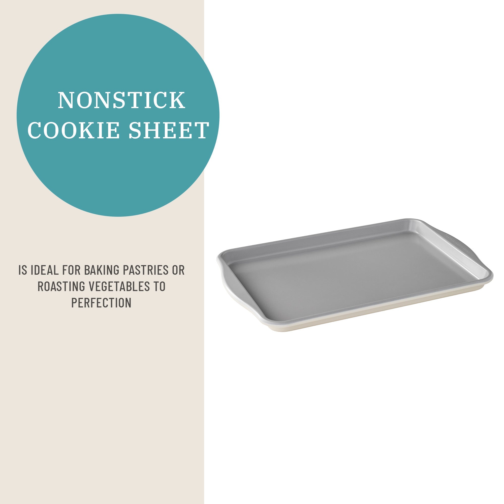 The Pioneer Woman Sutton 34-Piece Ceramic Nonstick Cookware and Bakeware Set, Beige