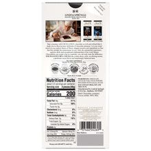 Back of Lindt Excellence 90% cocoa dark chocolate bar package with nutrition facts