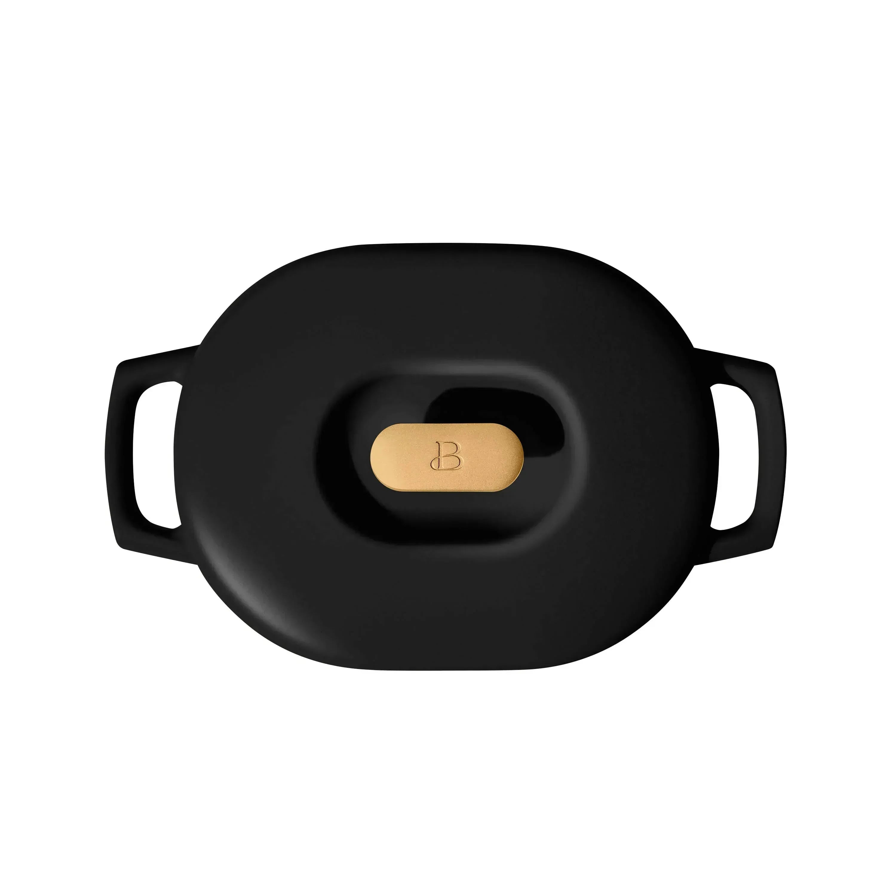Beautiful 6 Quart Enamel Dutch Oven, Black Sesame by Drew Barrymore