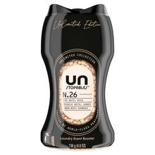 Downy Unstopables N.26 laundry scent booster, black bottle with gold front label