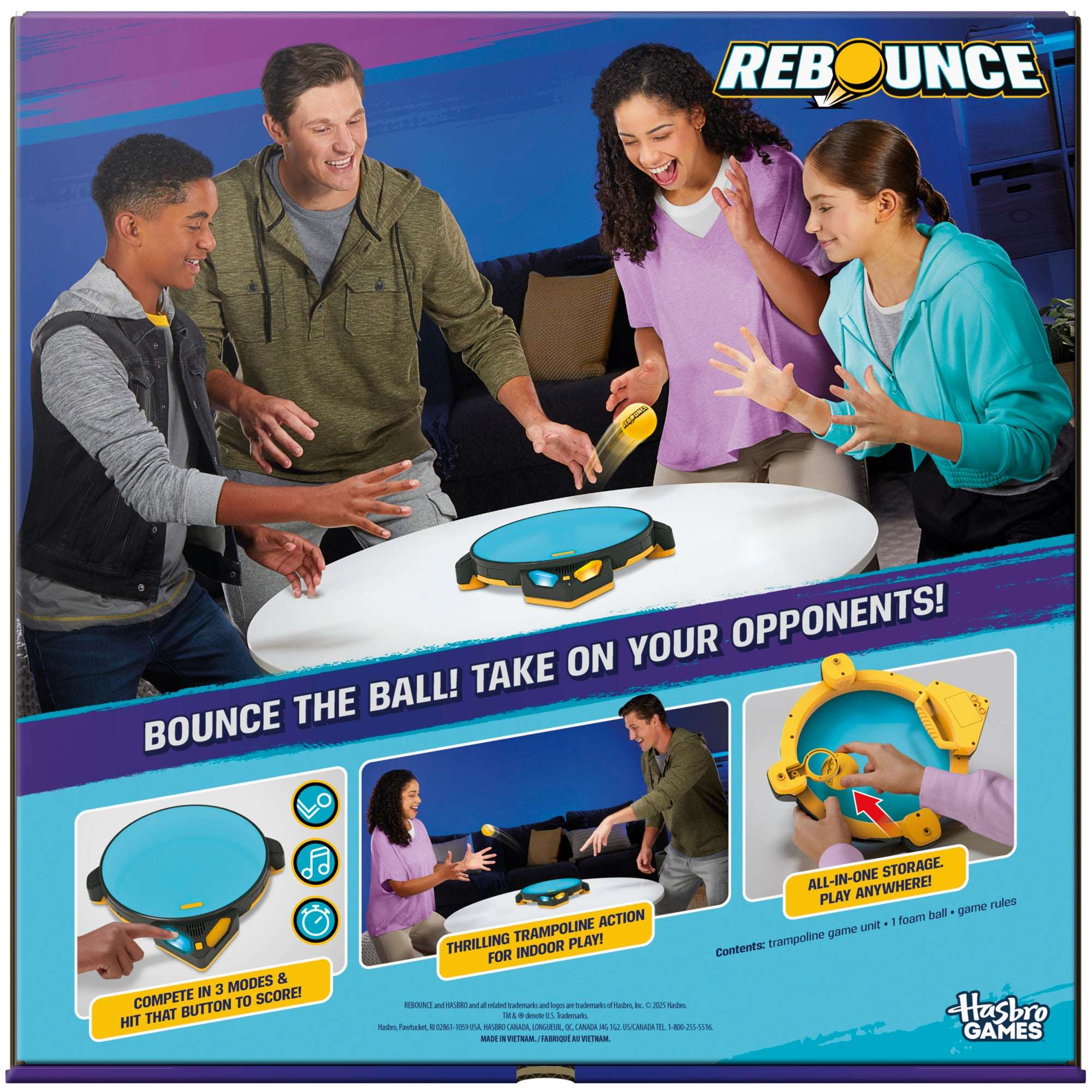 Rebounce Indoor and Outdoor Electronic Action Game for Kids and Adults, Family Games for Kids, 8 and up