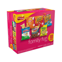 Family Fun Mix Variety Pack Snack Chips, 18 Count Multipack