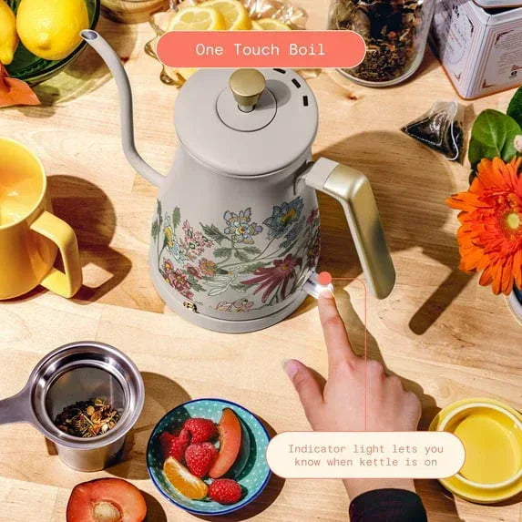 Beautiful 1-Liter Electric Gooseneck Kettle 1200 W, by Drew Barrymore