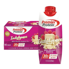 Premier Protein 30g High Protein Shake, Indulgence White Chocolate Raspberry 11 fl. oz., 15 pk. - USA MEGA SHOP