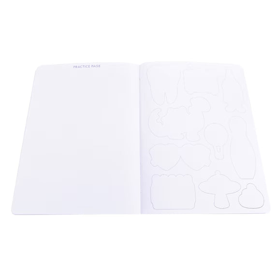 Piccadilly Sketch Your Sticker Journal for Ages 6 and Up, 7.3 x 9.7", Sticker Paper