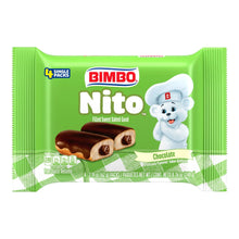 Bimbo Nito chocolate sweet baked good multipack wrapper, 4 single packs