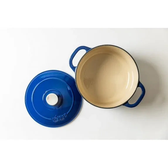 Lodge Cast Iron 5.5qt Indigo Enameled Dutch Oven