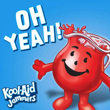 Kool-Aid Jammers Tropical Punch pouch with smiling mascot and “OH YEAH!” text