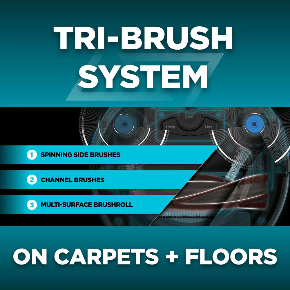 Shark ION Robot Vacuum, Carpet & Hard Floor, Pet Friendly, Wi-Fi, Tri-Brush System, Bounce Navigation, RV754 - USA MEGA SHOP