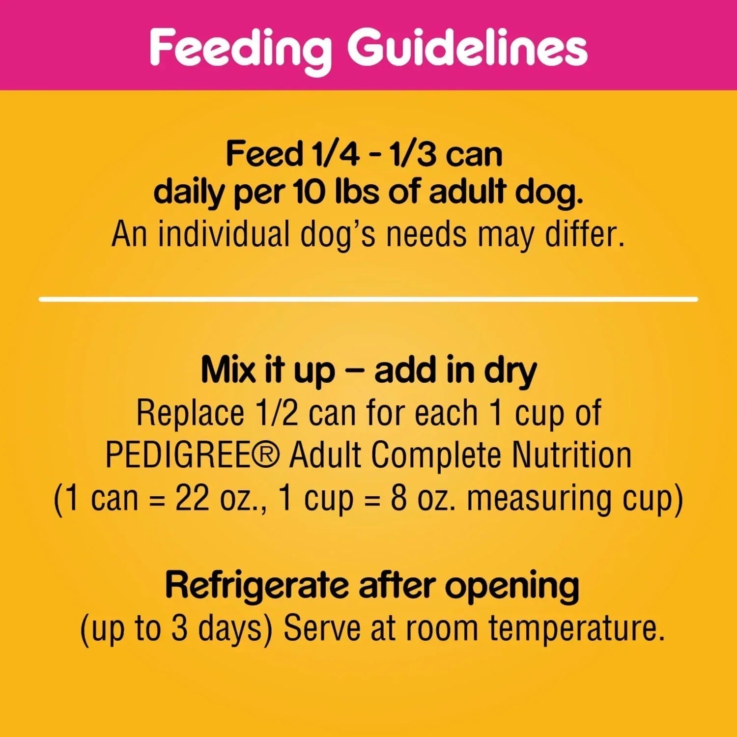 Pedigree Chopped Ground Dinner With Beef Adult Soft Wet Dog Food, (12) 22 oz Cans