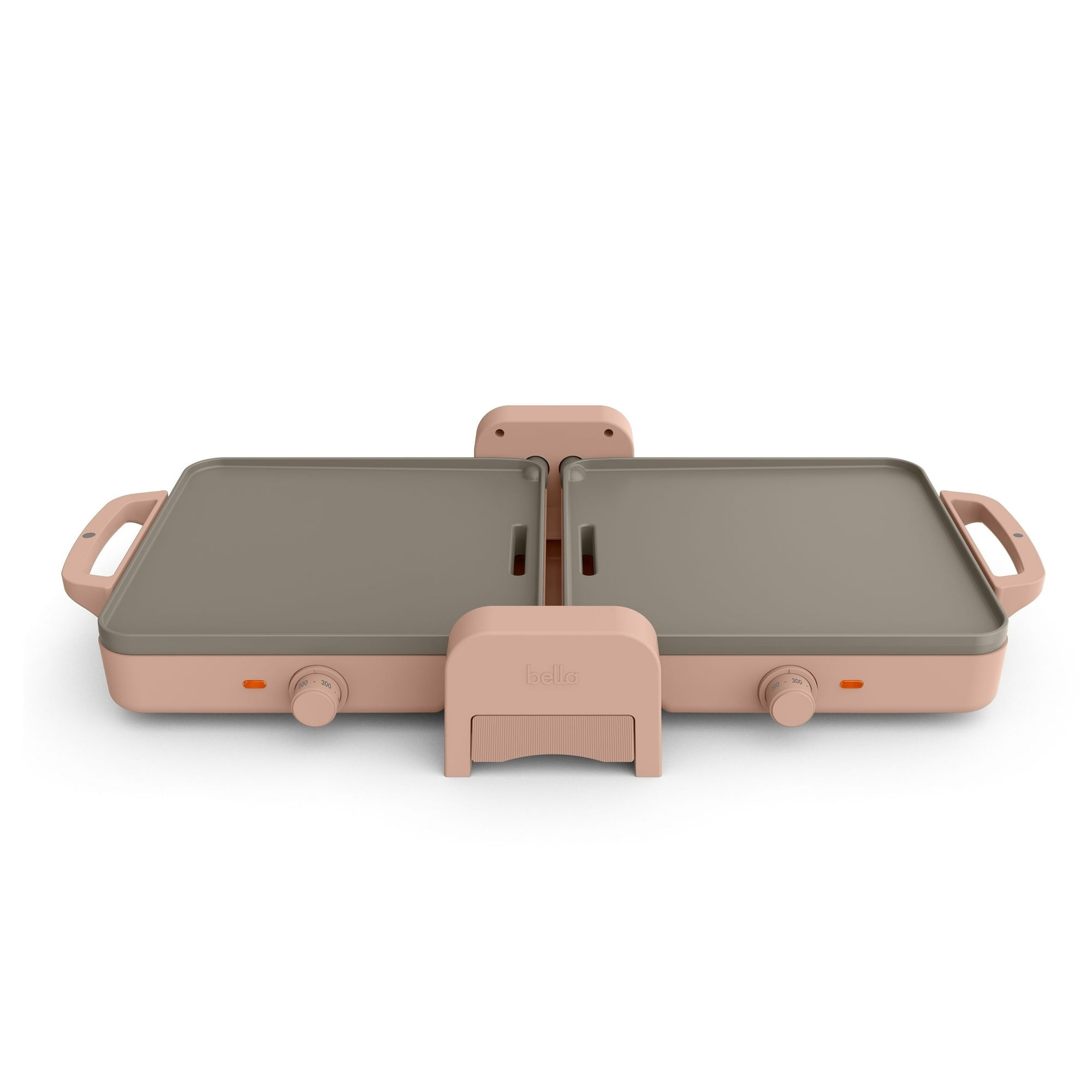 bella 10"x 20" Ceramic Fold-n-Store Dual Temp Griddle, EverGood™ Ceramic Nonstick Coating, Oatmilk