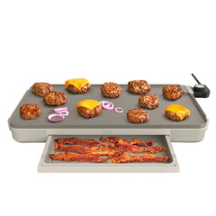 bella 12" x 22" XL Griddle with Warming Tray