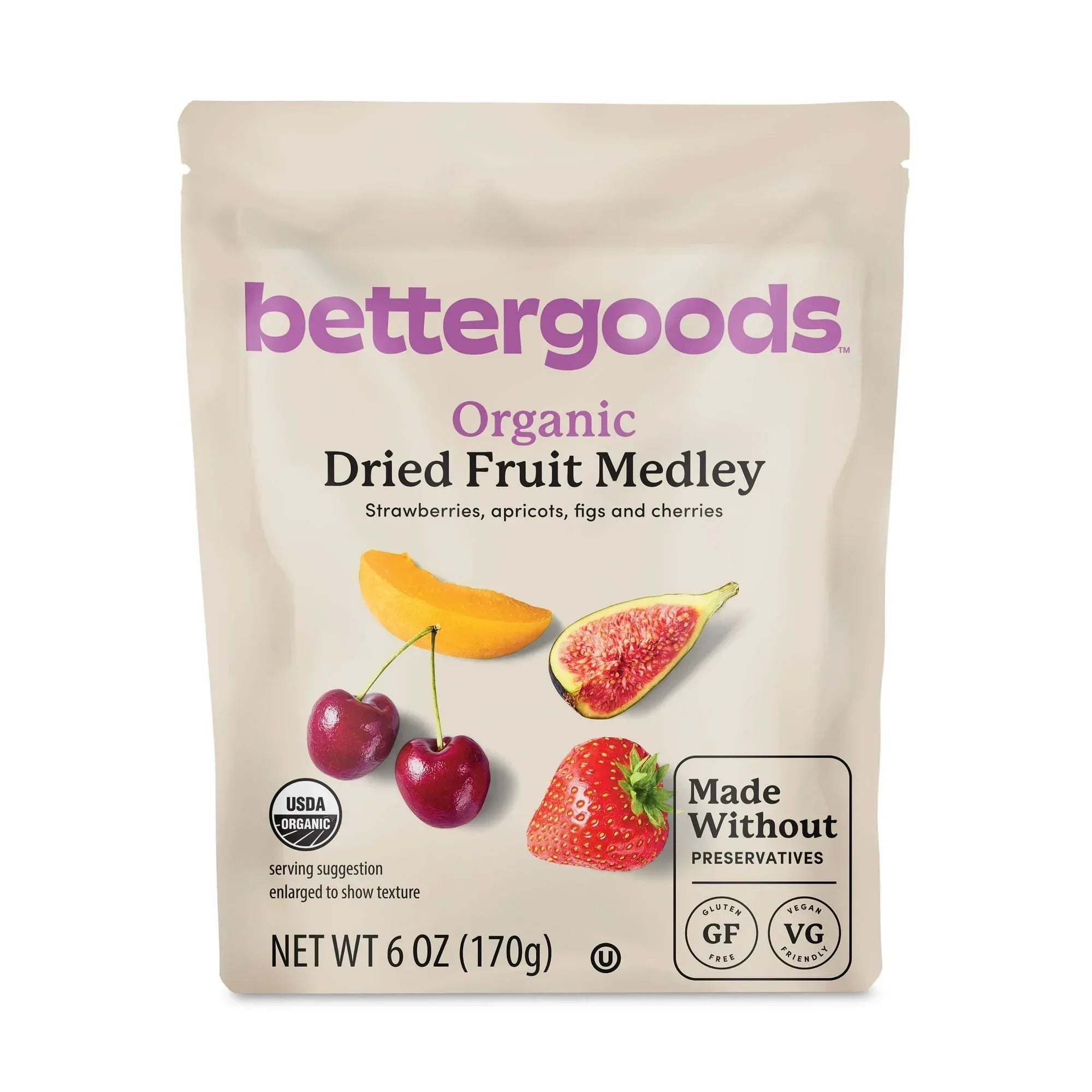 bettergoods Organic Dried Fruit Medley, 6 oz