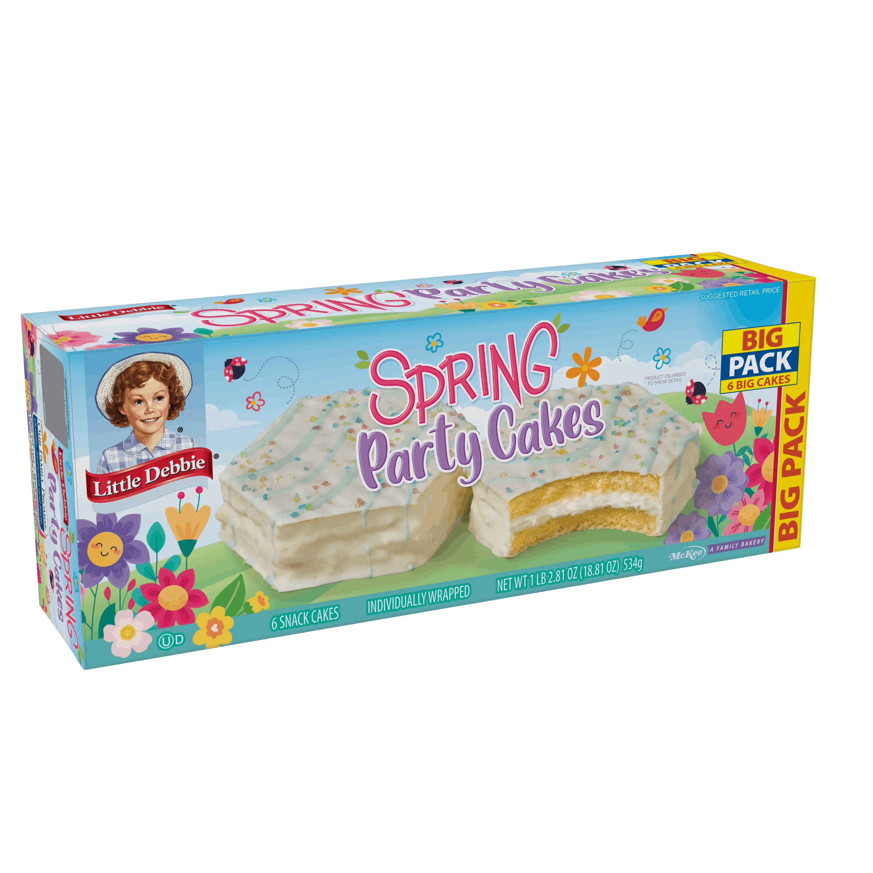 Little Debbie Big Pack Spring Party Cakes