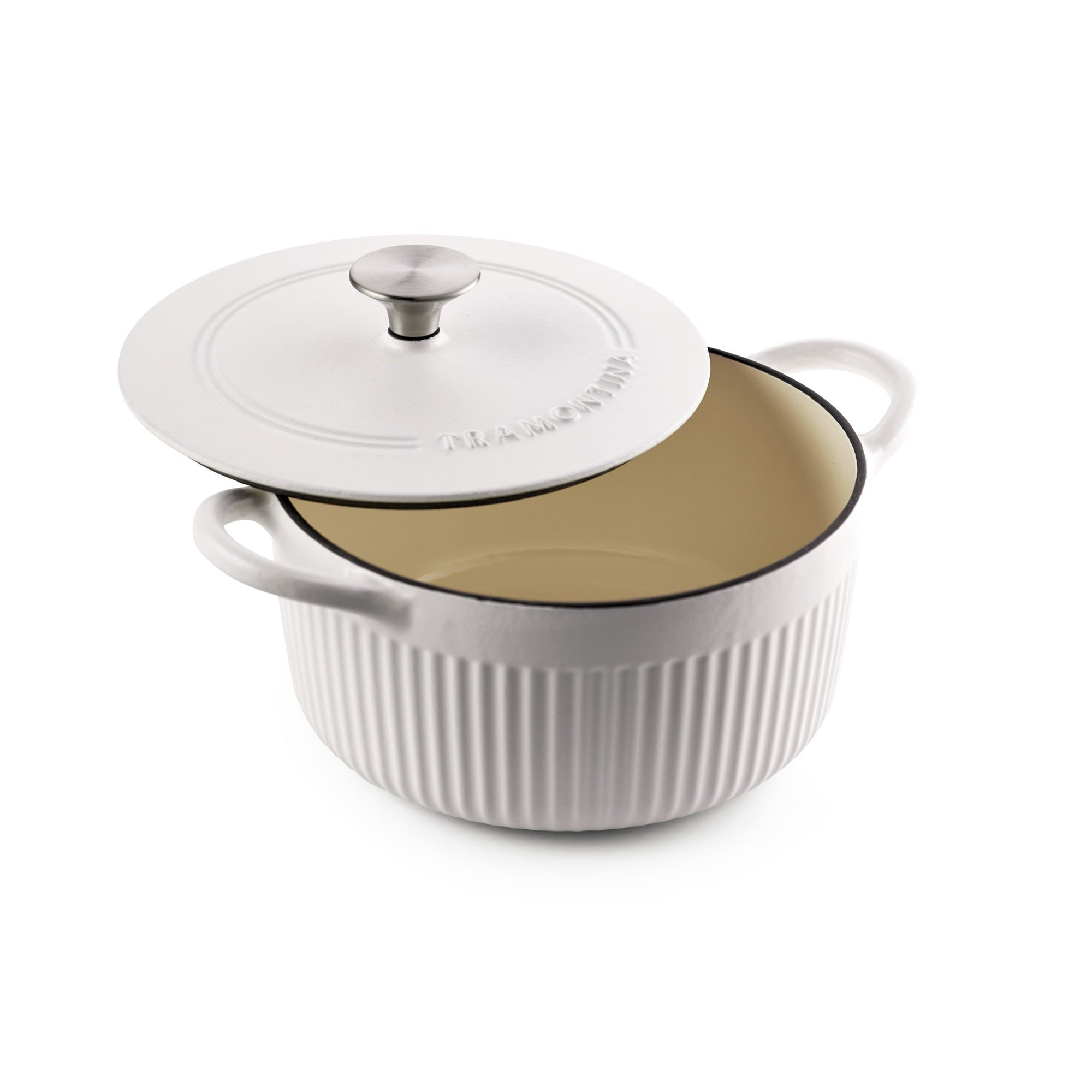 Tramontina Mesa 3.5 Qt Enameled Cast Iron Dutch Oven White