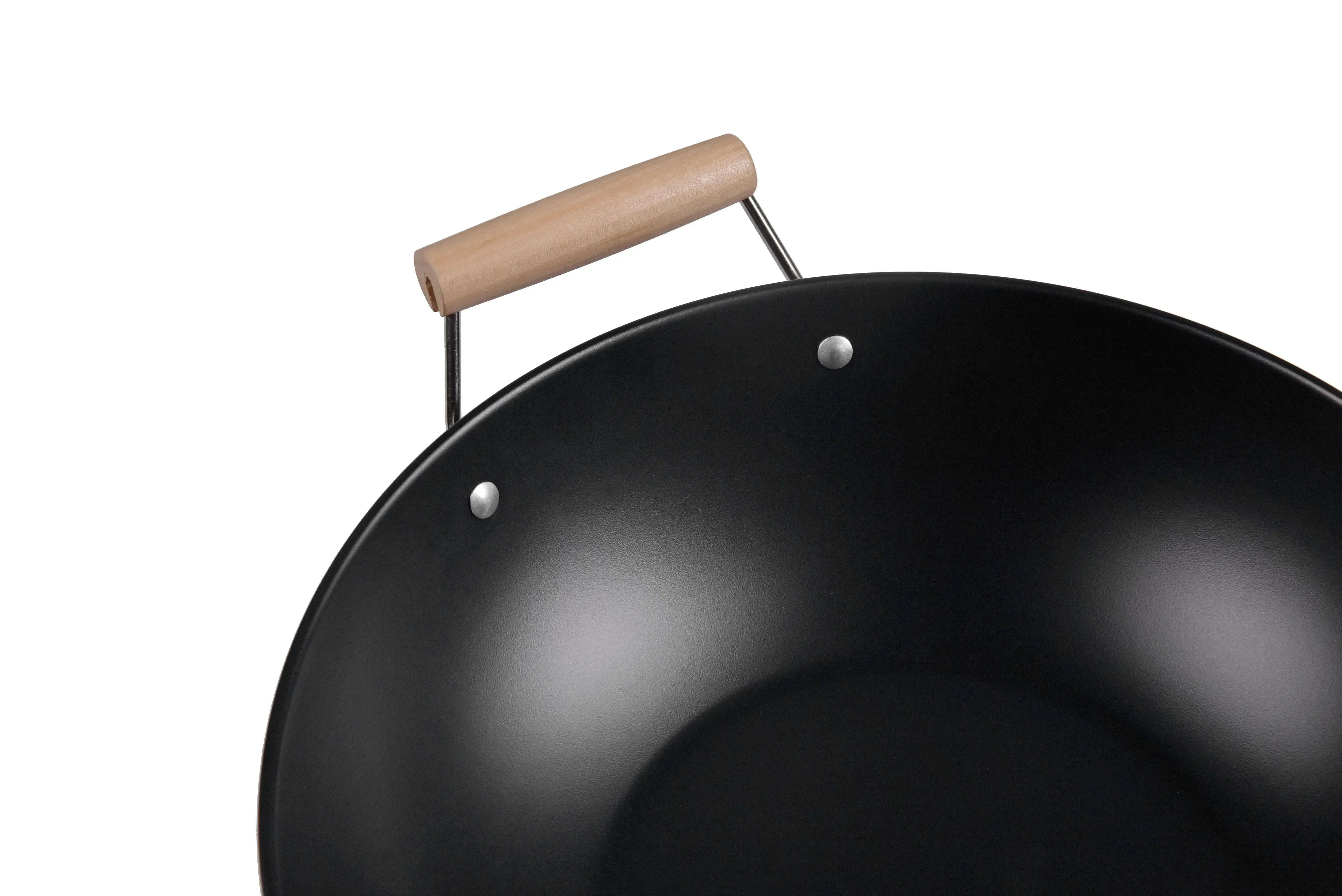 Mainstays Easy clean, hand wash recommended Carbon Steel, Non-Stick, NS Wok