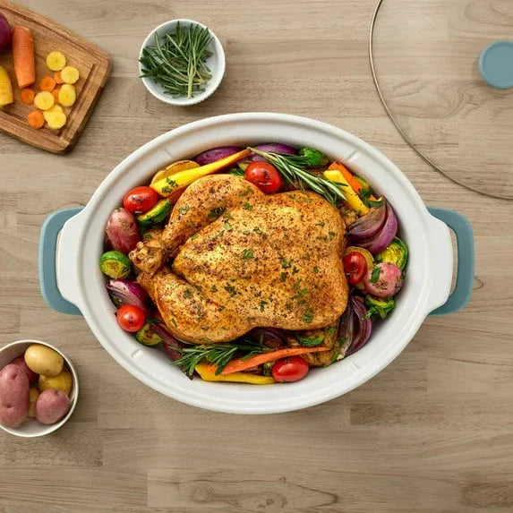 Crock-Pot Manual 7-Quart Slow Cooker, Reflection - USA MEGA SHOP