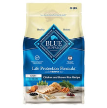 Blue Buffalo Life Protection Formula dry dog food bag, adult chicken and brown rice