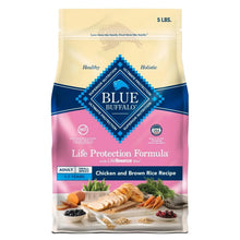 Blue Buffalo dry dog food pouch, Life Protection Formula, chicken & brown rice, 5 lb