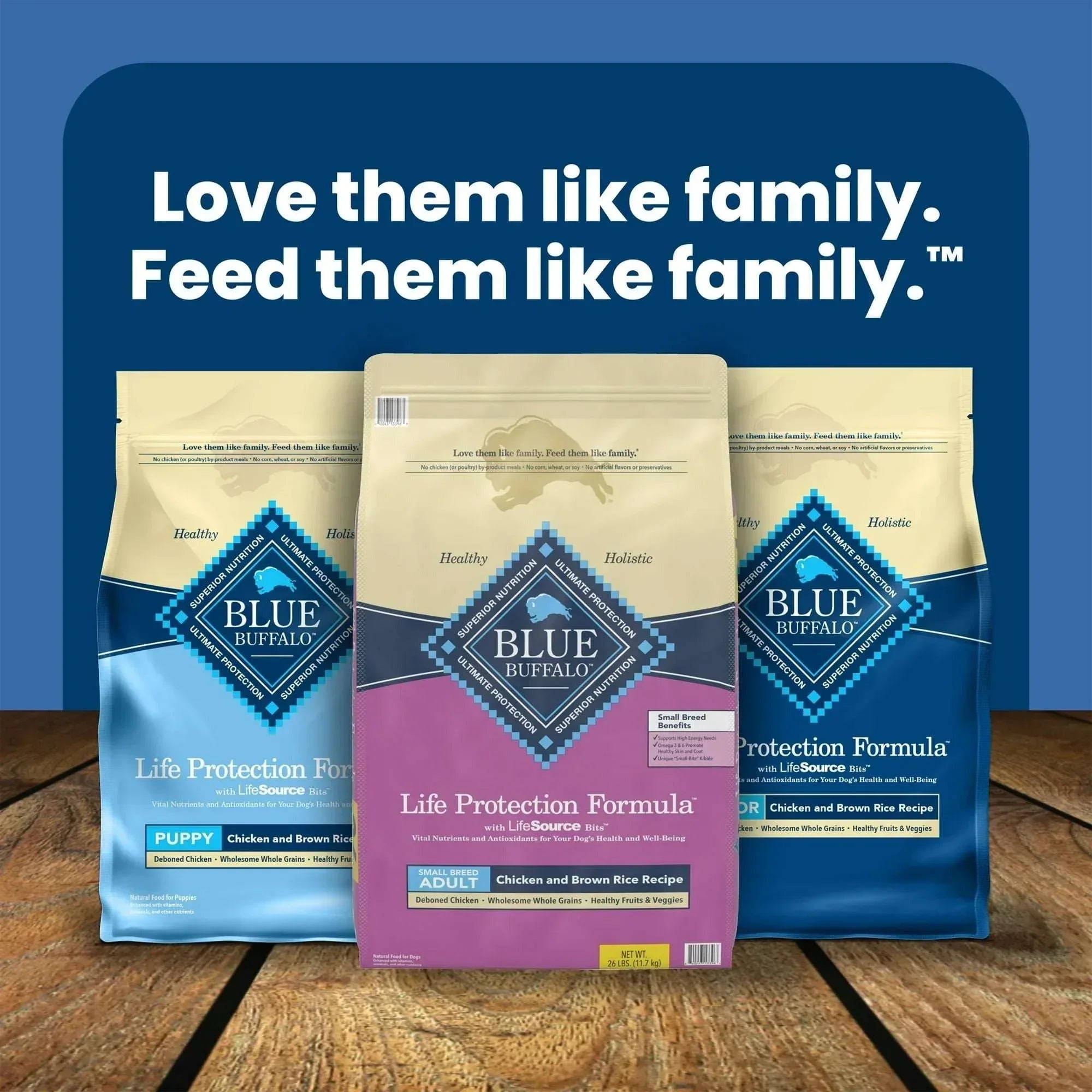 Blue Buffalo Life Protection Formula Small Breed Dry Dog Food Chicken & Brown Rice